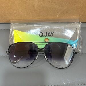 Quay Australia Gradient Aviator Sunglasses